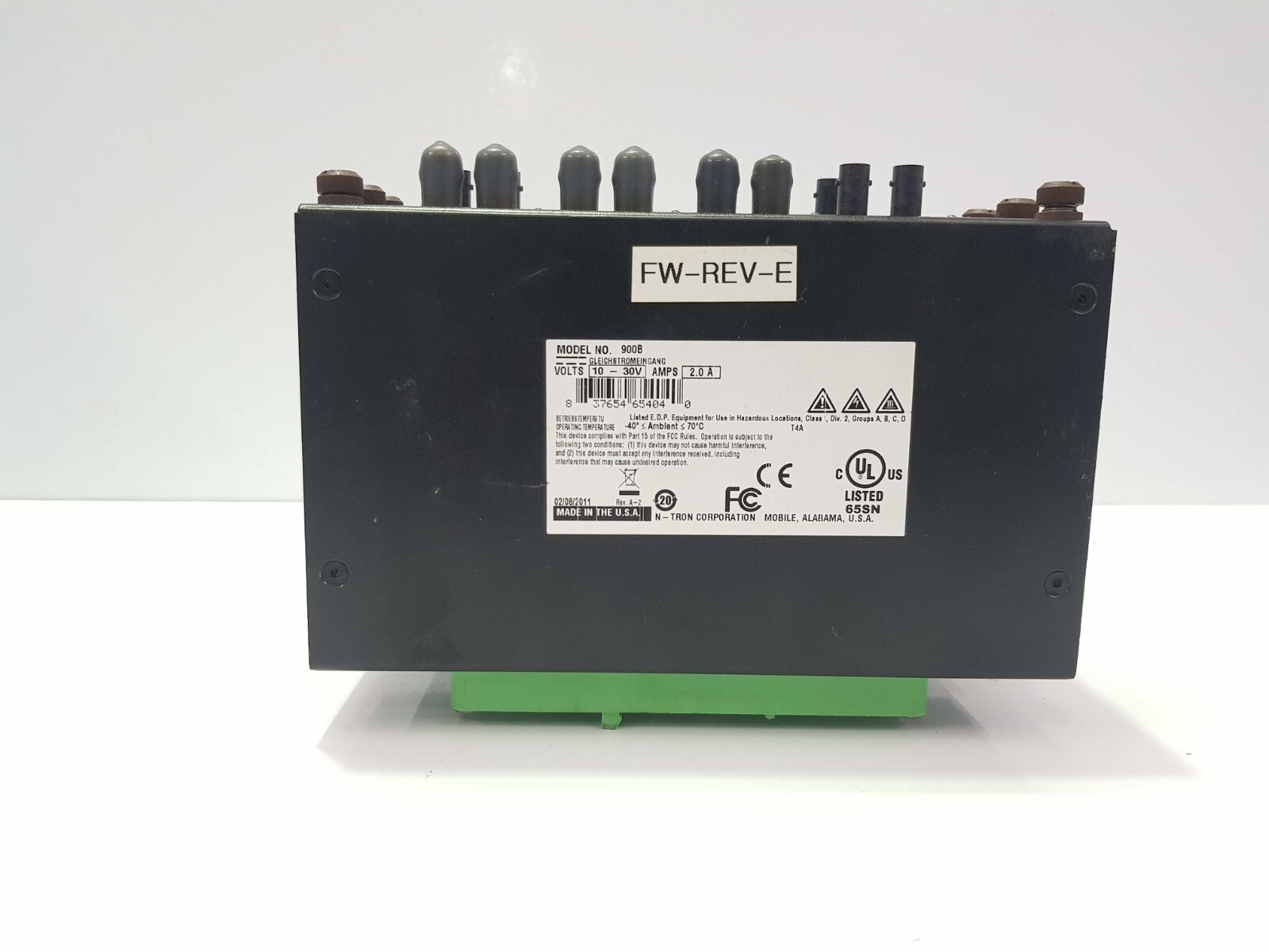 N-TRON 900B INDUSTRIAL ETHERNET SWITCH REV.A-2 FW-REV-E