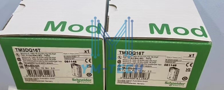 One New SCHNEIDER TM3DQ16T Output Module TM3DQ16T Expedited Shipping In Box