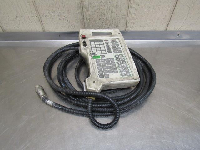 Miller E-5674 Robot Controller Control Push Button Pendant MRV-6 MRH-5