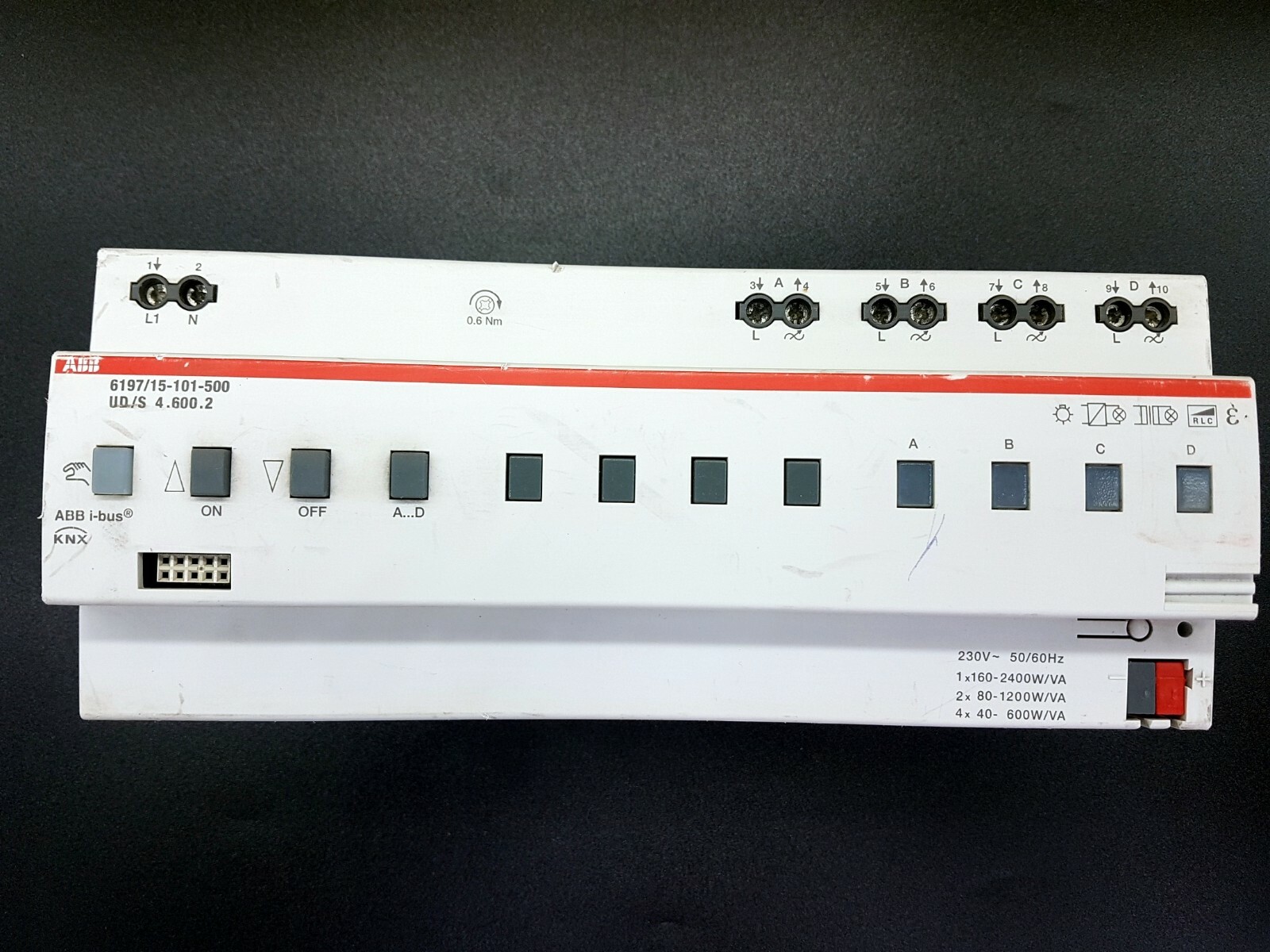 ABB KNX UD/S 4,600.2 UNIVERSAL DIM ACTUATOR 6197/15-101-500
