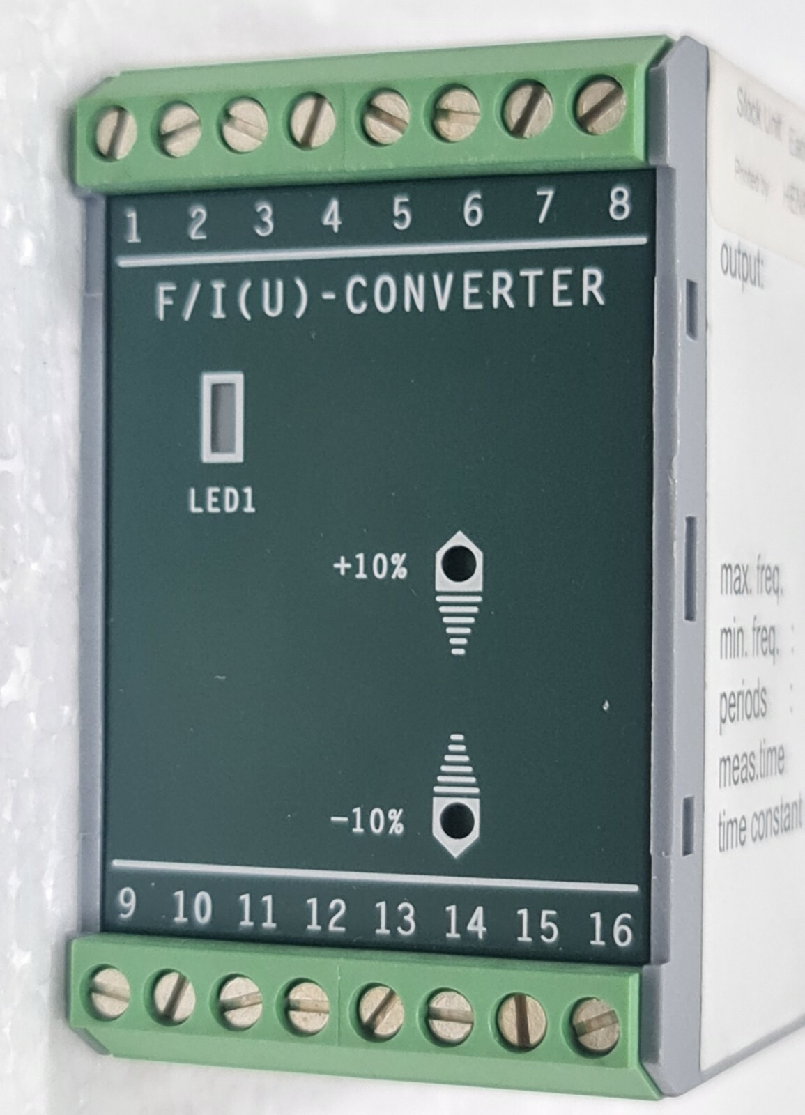 RHEINTACHO 5873.x01 F/I(U) CONVERTER 5703.101 FREQUENCY TO MA CONVERTER 4-20mA