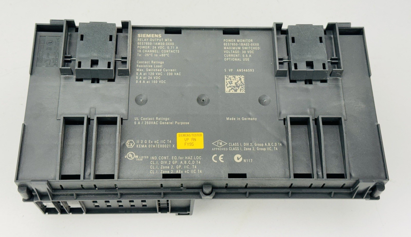 SIEMENS 6ES7650-1AM30-3XX0 16CH Terminal Block Relay Output MTA *WARRANTY*