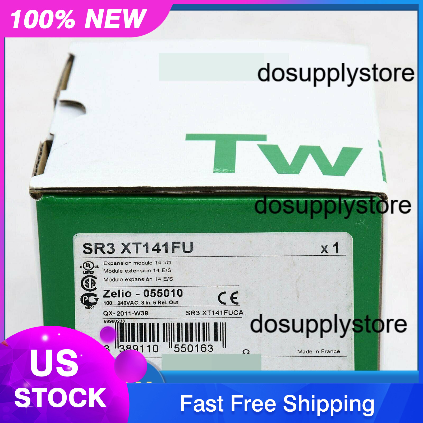 PLC Expansion Module SR3XT141FU #E1- US Free TAX