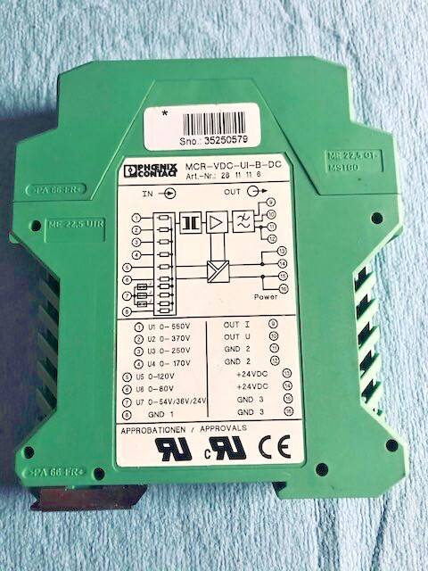 MCR-VAC-UI-O-DC – Voltage measuring transducers