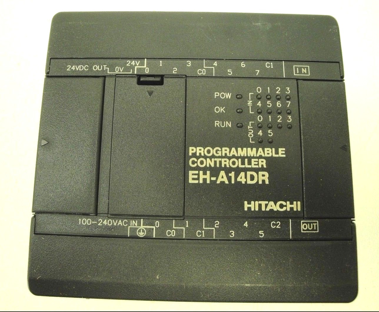 Hitachi EH-A14DR PLC 14 Point 6 Relays 10 kHz High Speed Counter NEW IN BOX