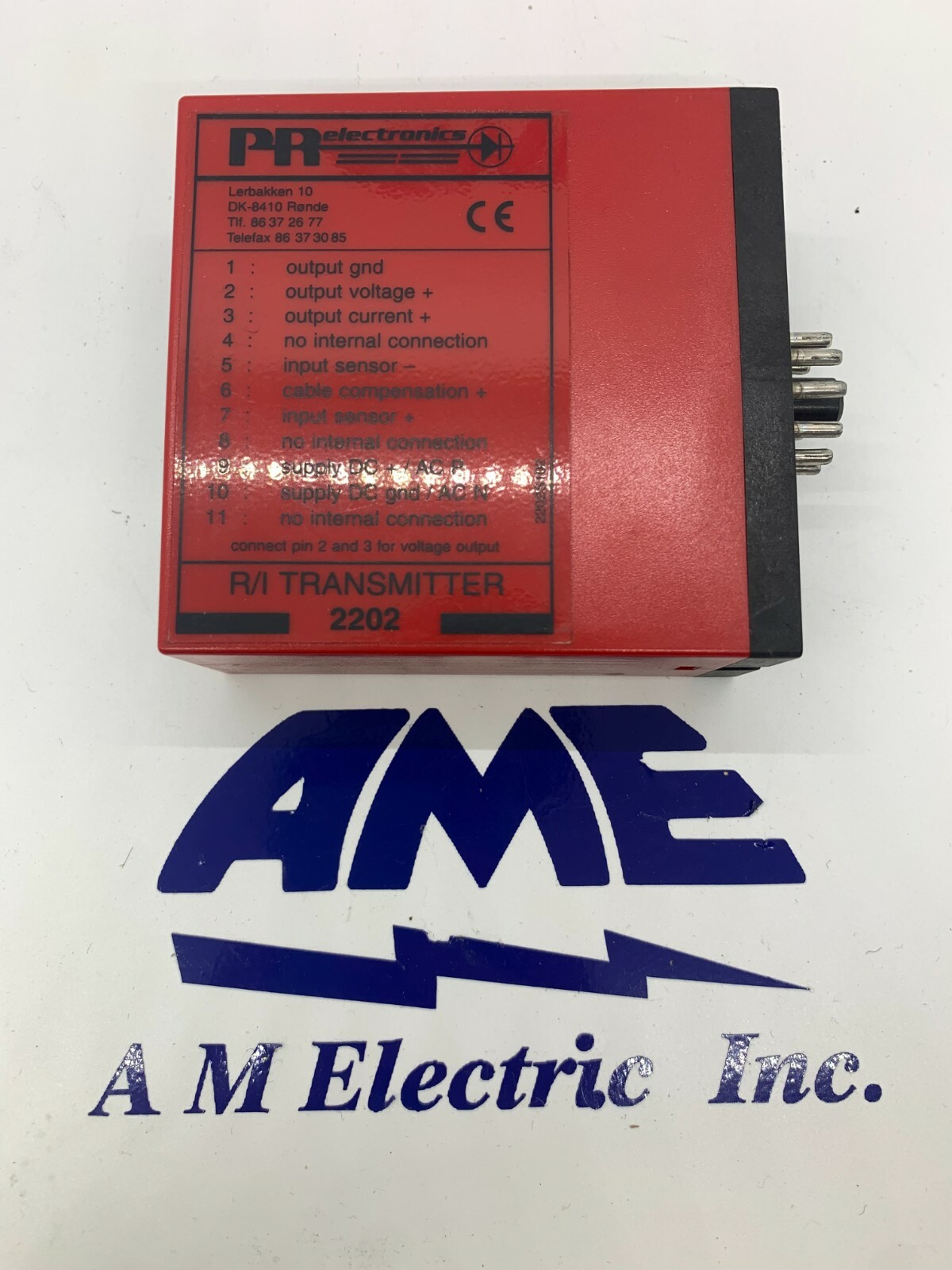 PR ELECTRONICS 2202 R/I TRANSMITTER (A-2)