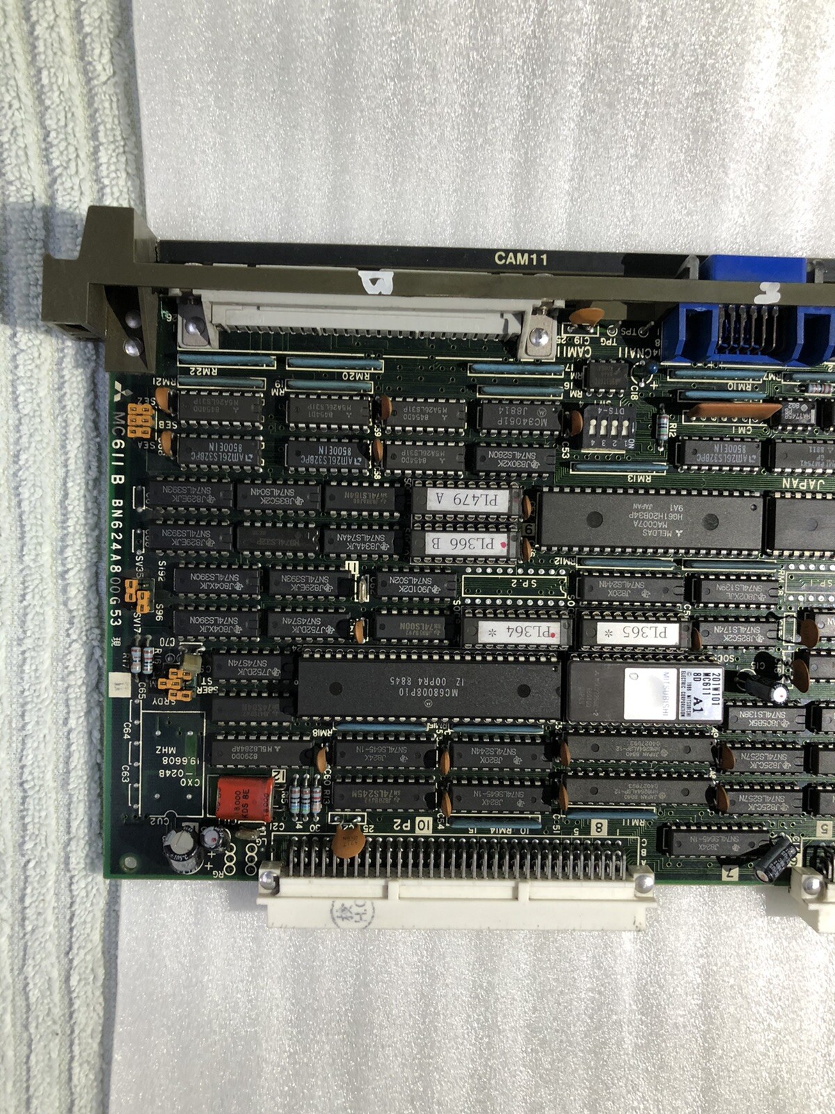 MITSUBISHI #(MC611B)-(BN624A800G53)-(REV-H) MELDAS CNC CIRCUIT BOARD