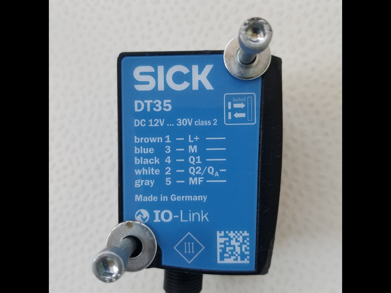 SICK DT35-B15251 / DT35B15251 PROXIMITY SENSOR(USED WORKING NO ORIGINAL PACKAGE)