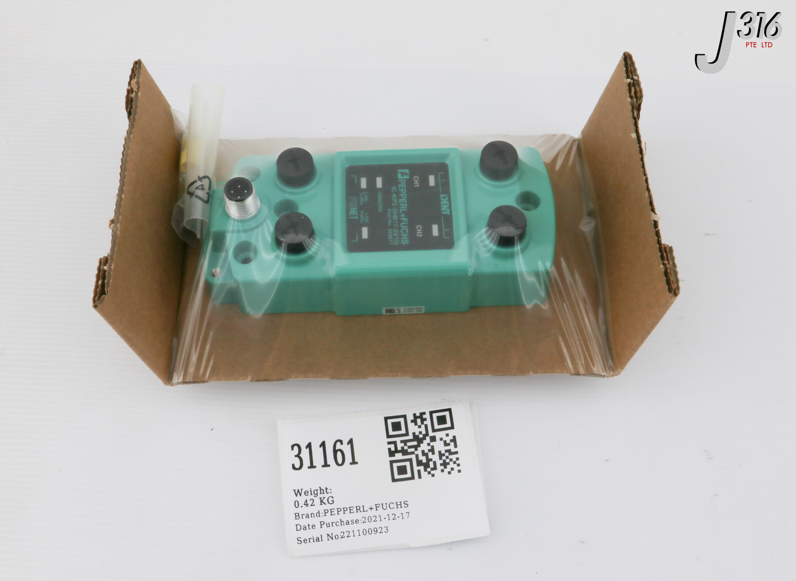 31161 PEPPERL+FUCHS CONTROL INTERFACE UNIT, 200877 (NEW) IC-KP2-2HB17-2V1D