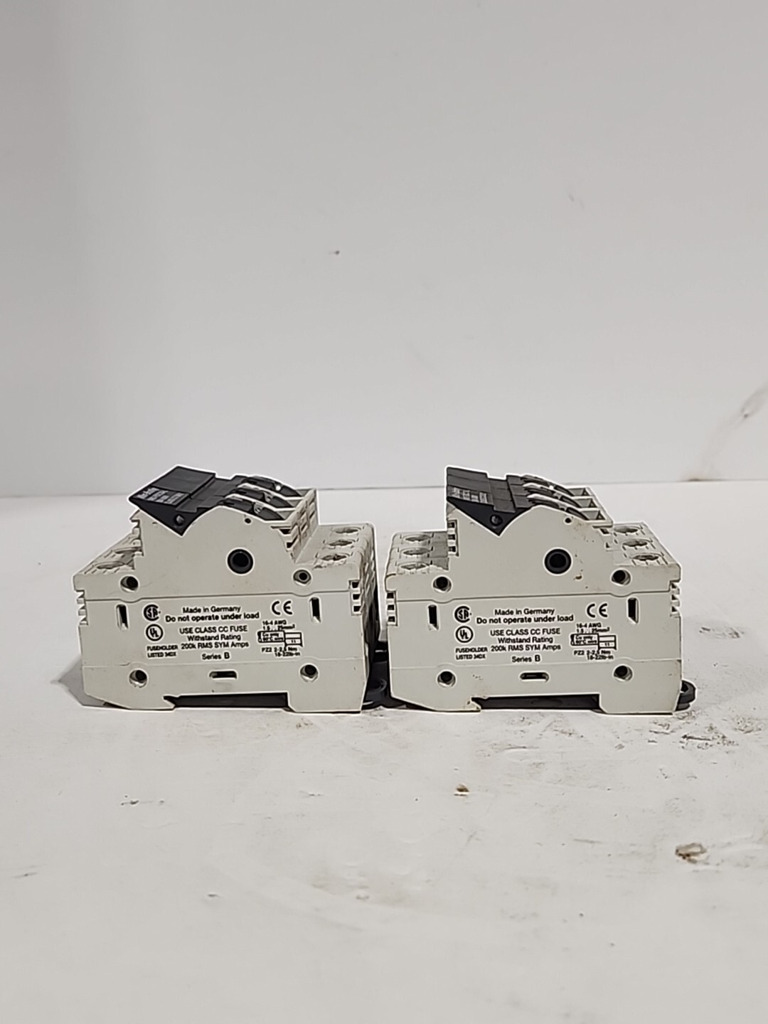 *Lot Of 2* Allen Bradley 1492-FB3C30-L 30A 3-Pole Fuse Blocks 600V AC/DC