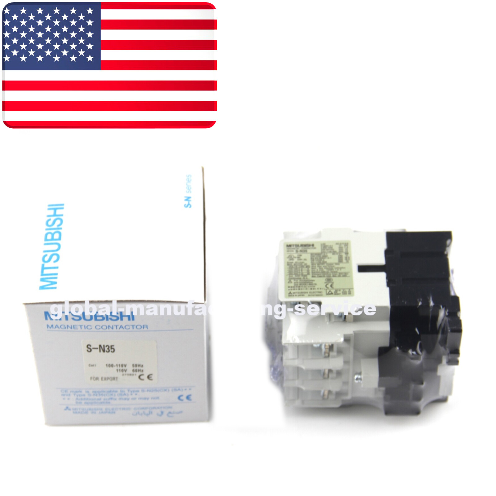 1PC MITSUBISHI Contactor S-N35 SN35 AC110V New in Box-US Stock