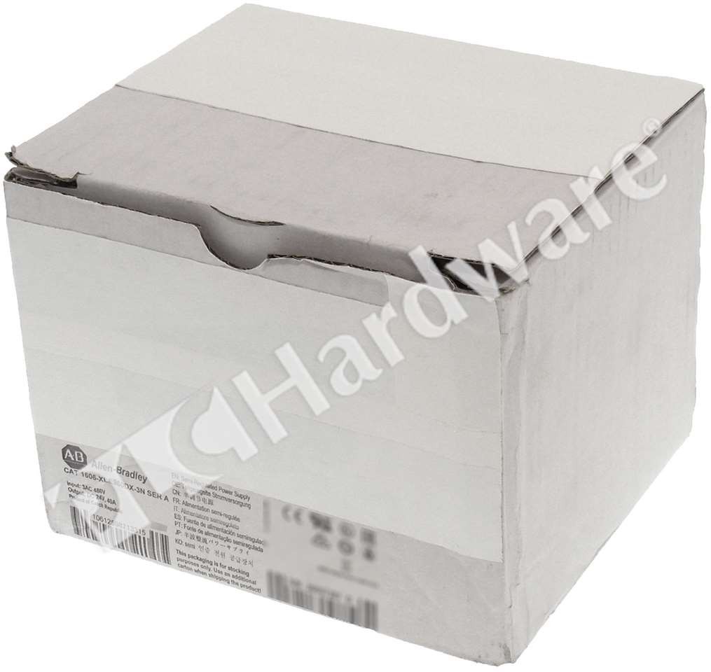 Open Pre-owned Allen Bradley 1606-XLE960DX-3N /A 480VAC 24VDC 40A Power Supply