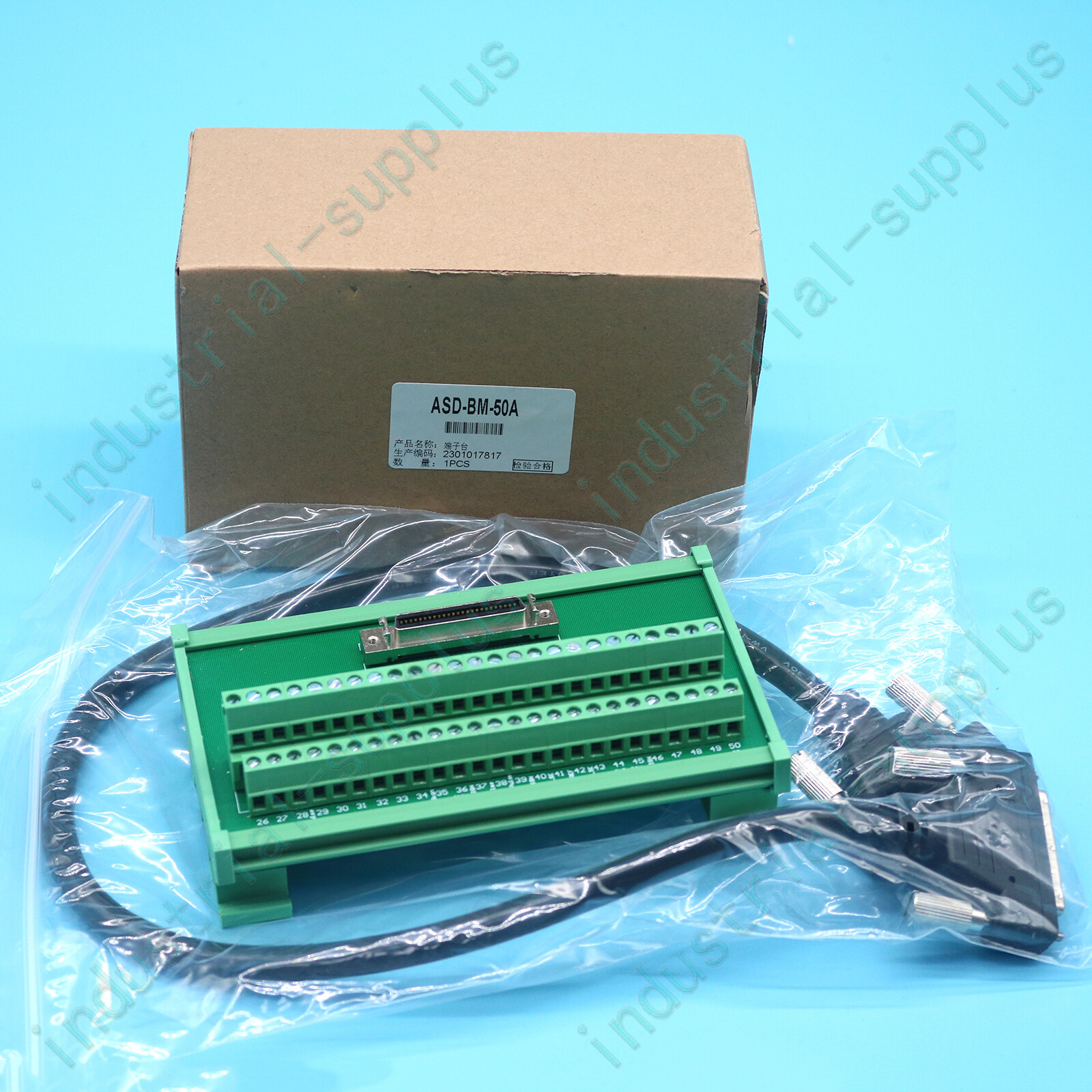 Delta ASD-BM-50A with 0.5m cable NEW ASDA-A2 series driver CN1 terminal block