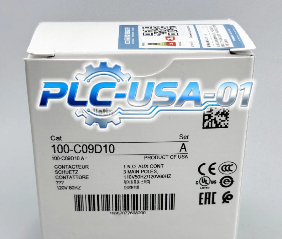 100-C09D10 1PCS Brand New AB 100-C09D10 Contactor Relay 120V Fast ship