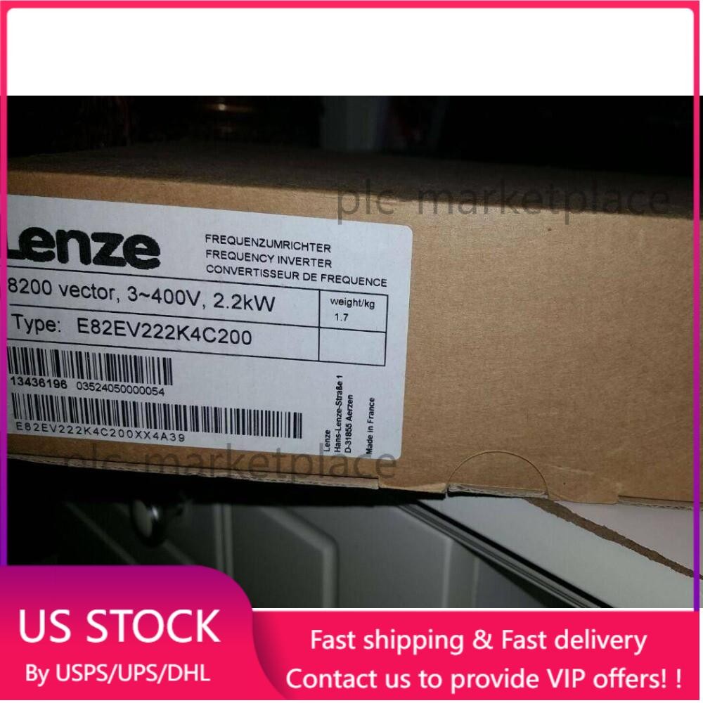 US Free TAX 1PCS LENZE Frequency Inverter E82EV222K4C200 Brand NEW