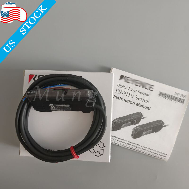 NEW Fiber Optic Digital Amplifier Sensor For KEYENCE FS-N11N FSN11N 12-24VDC