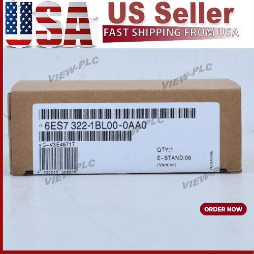 New Siemens 6ES7322-1BL00-0AA0 6ES7 322-1BL00-0AA0 SIMATIC S7-300 Digital output