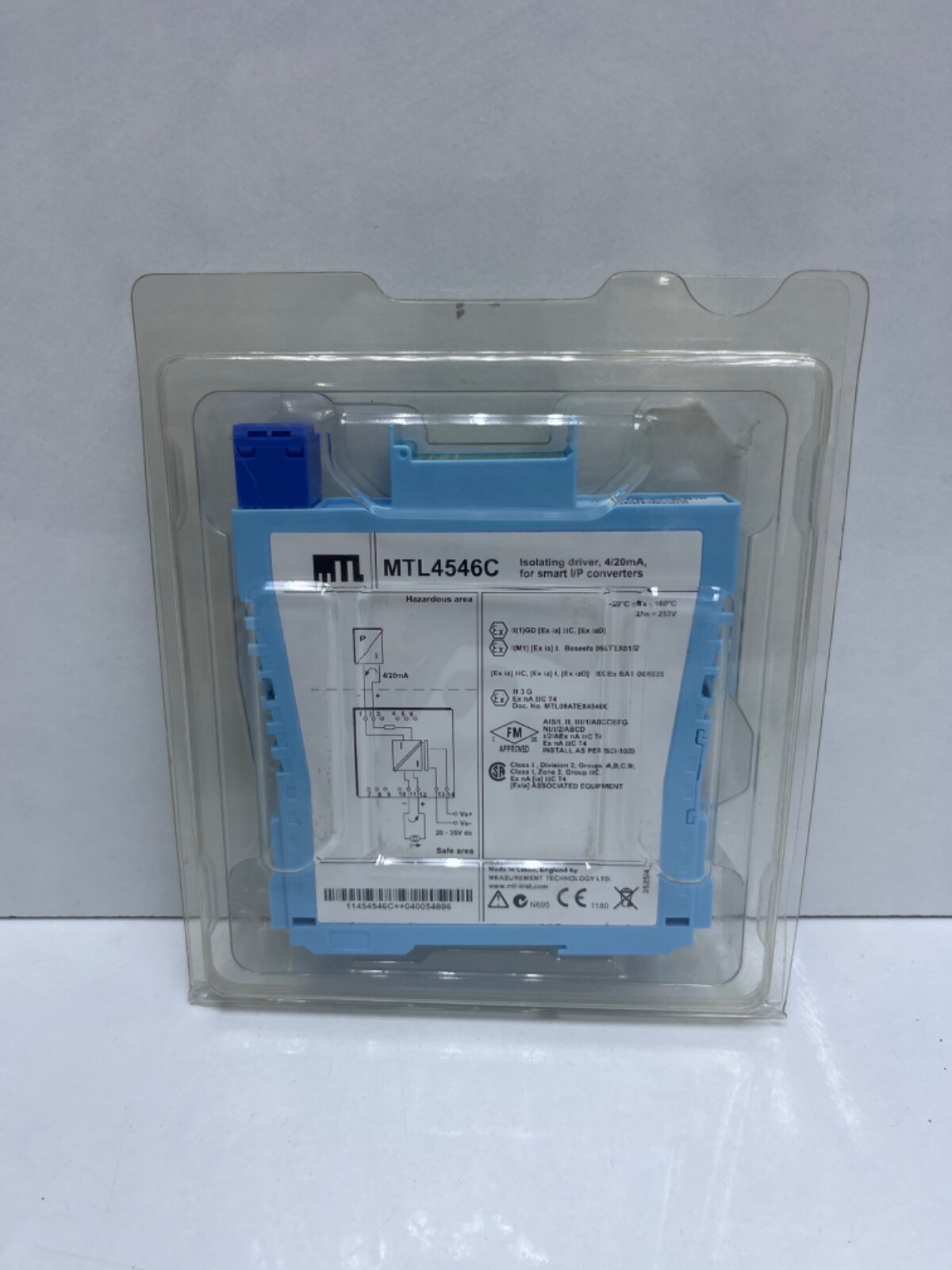 EATON CORPORATION MTL4546C / MTL4546C isolating driver , 4/20mA for smart i/p