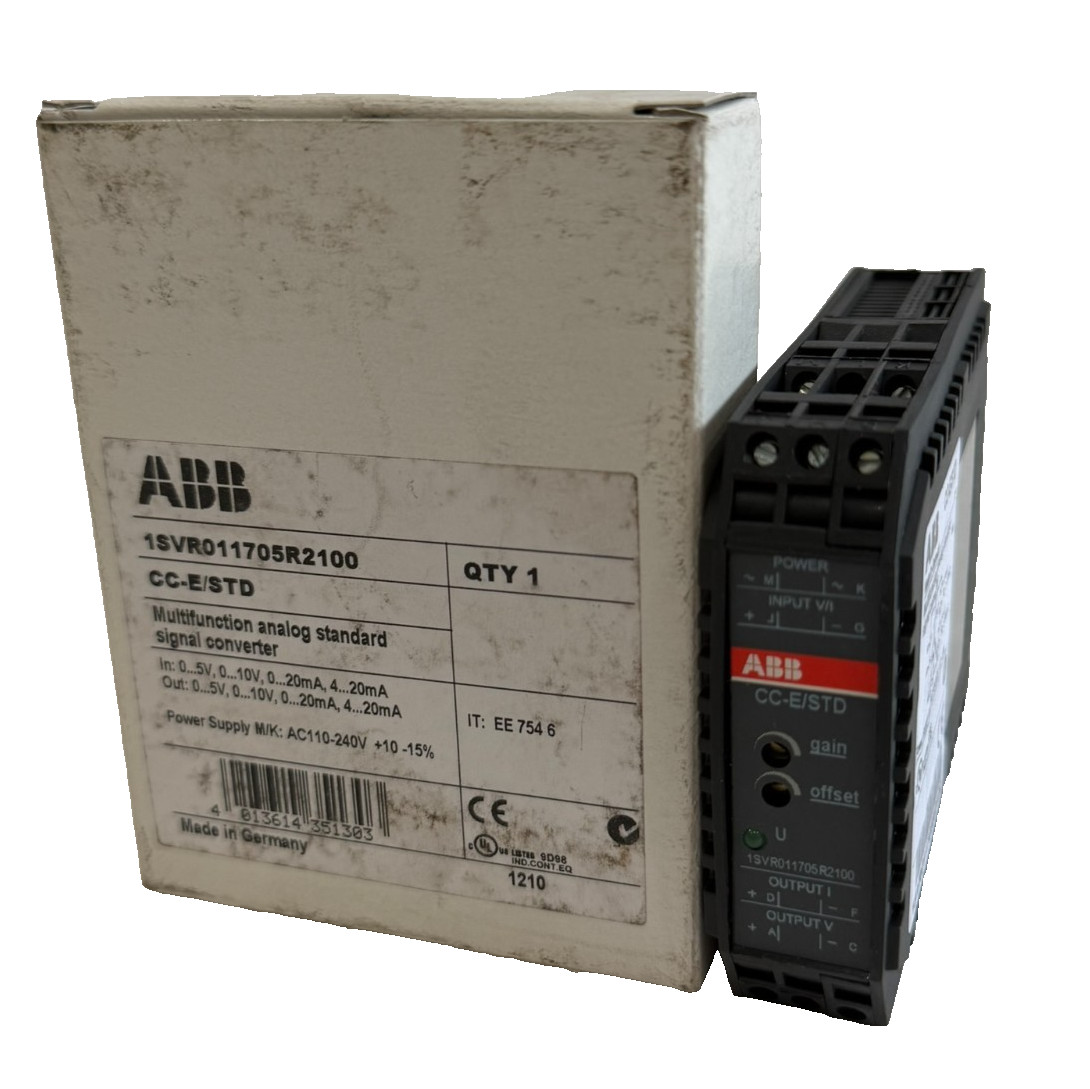 NEW ABB 1SVR011705R2100 SIGNAL CONVERTER CC-E/STD