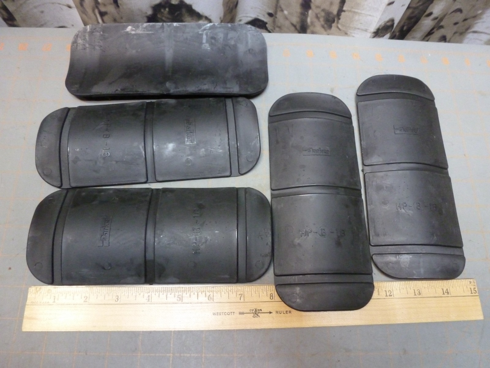Lot of 5 New Parker Hydraulic Hose Protector Chaffing Shield HP-B-18 (8″)