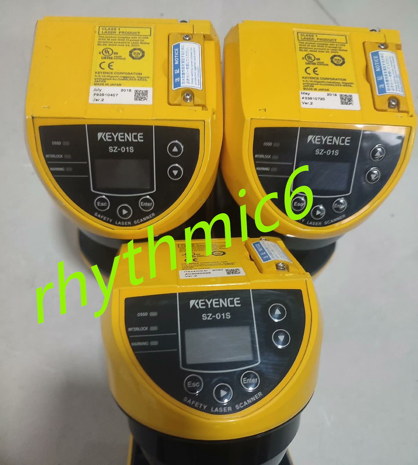 1pc used SICK SZ-01S Safety Laser Scanners FedEx or DHL