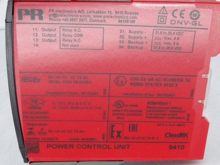 PR ELECTRONICS 9410 PLC MODULE
