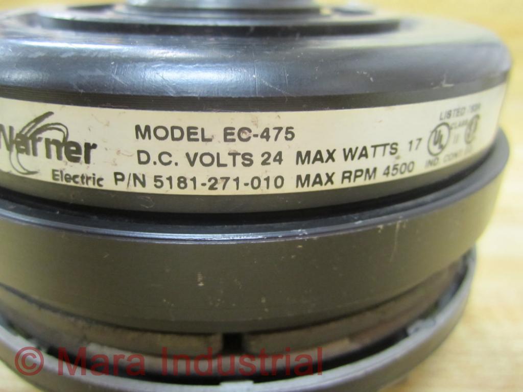 Warner Electric 5181-271-010 Electro-Brake EC-475