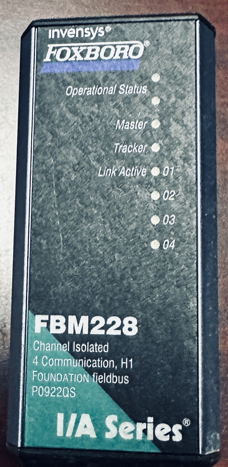 Foxboro FBM228 Channel Isolated 4 communication H1 Foundation fieldbus P09220S