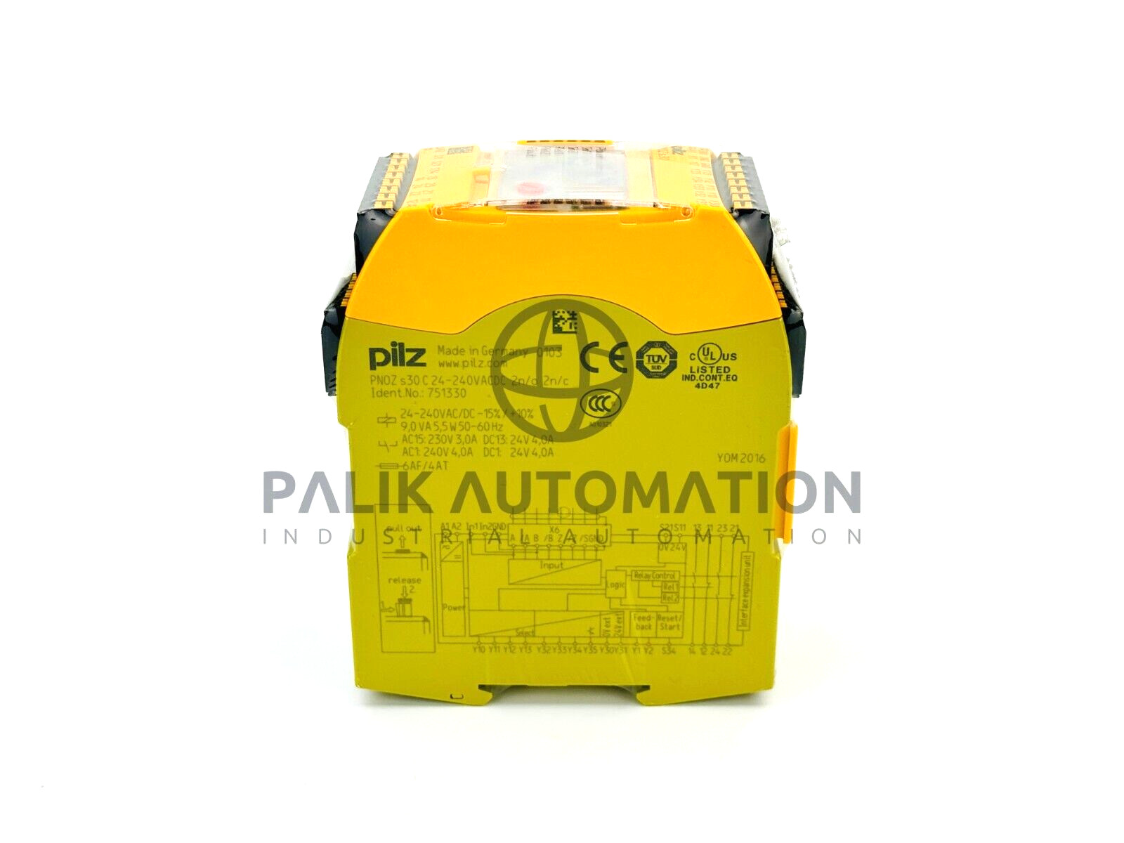 MUSHROOM 751330 PNOZ s30 C 24-240VACDC 2 n/o 2 n/c safety relay NEW
