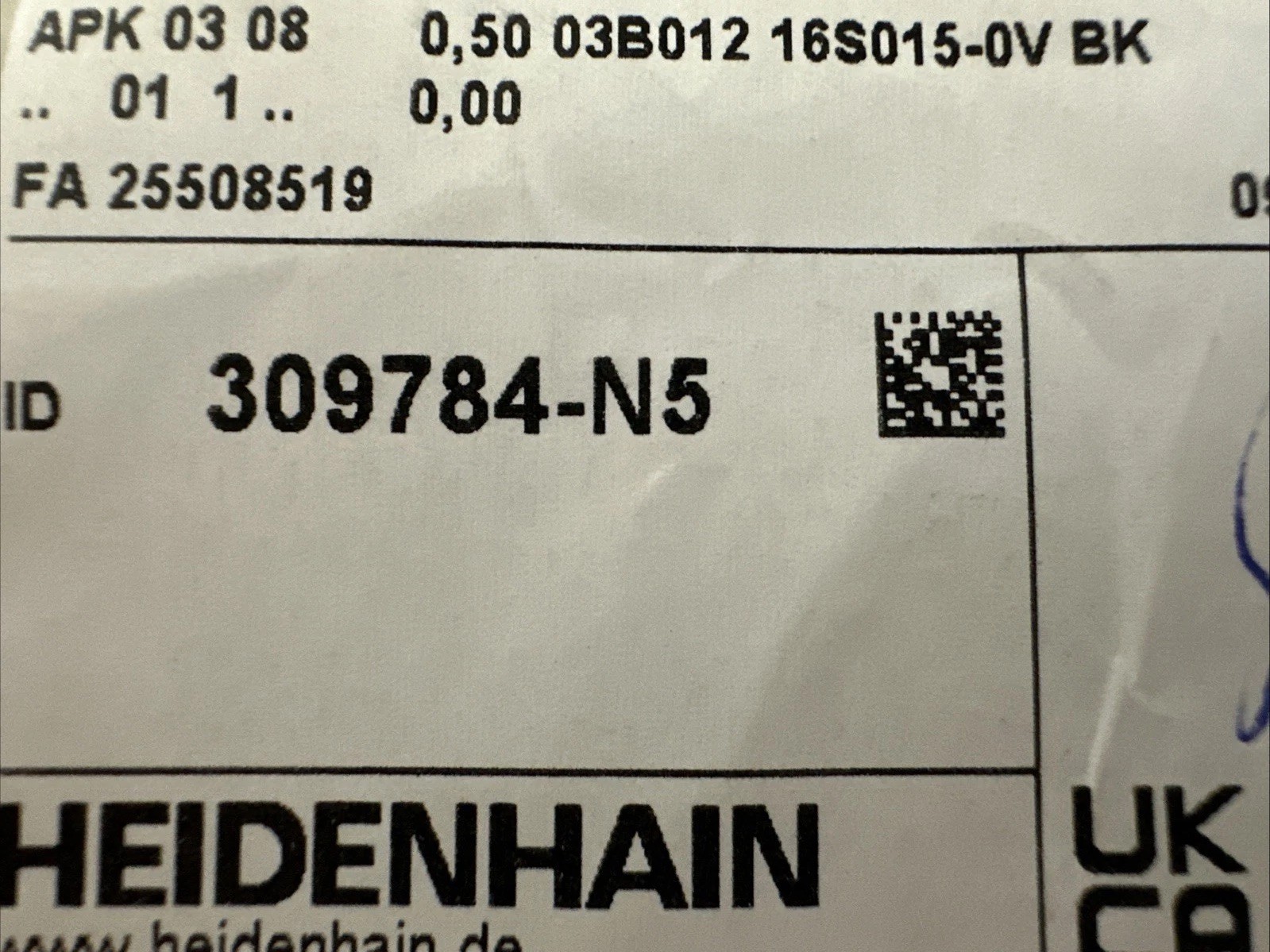 HEIDENHAIN adapter cable 0.50 meter ID 309784-N5 new in bag