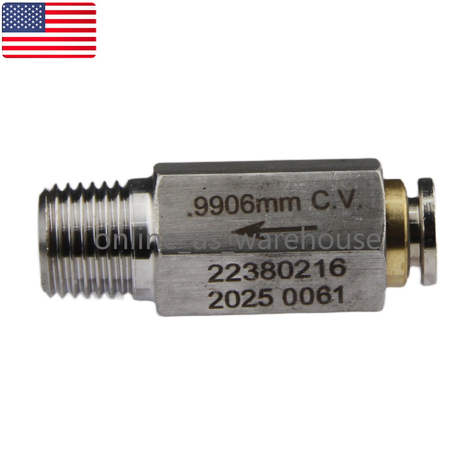 New Check Valve 22380216 Fits for Ingersoll Rand Air Compressor 223-802-16 – US