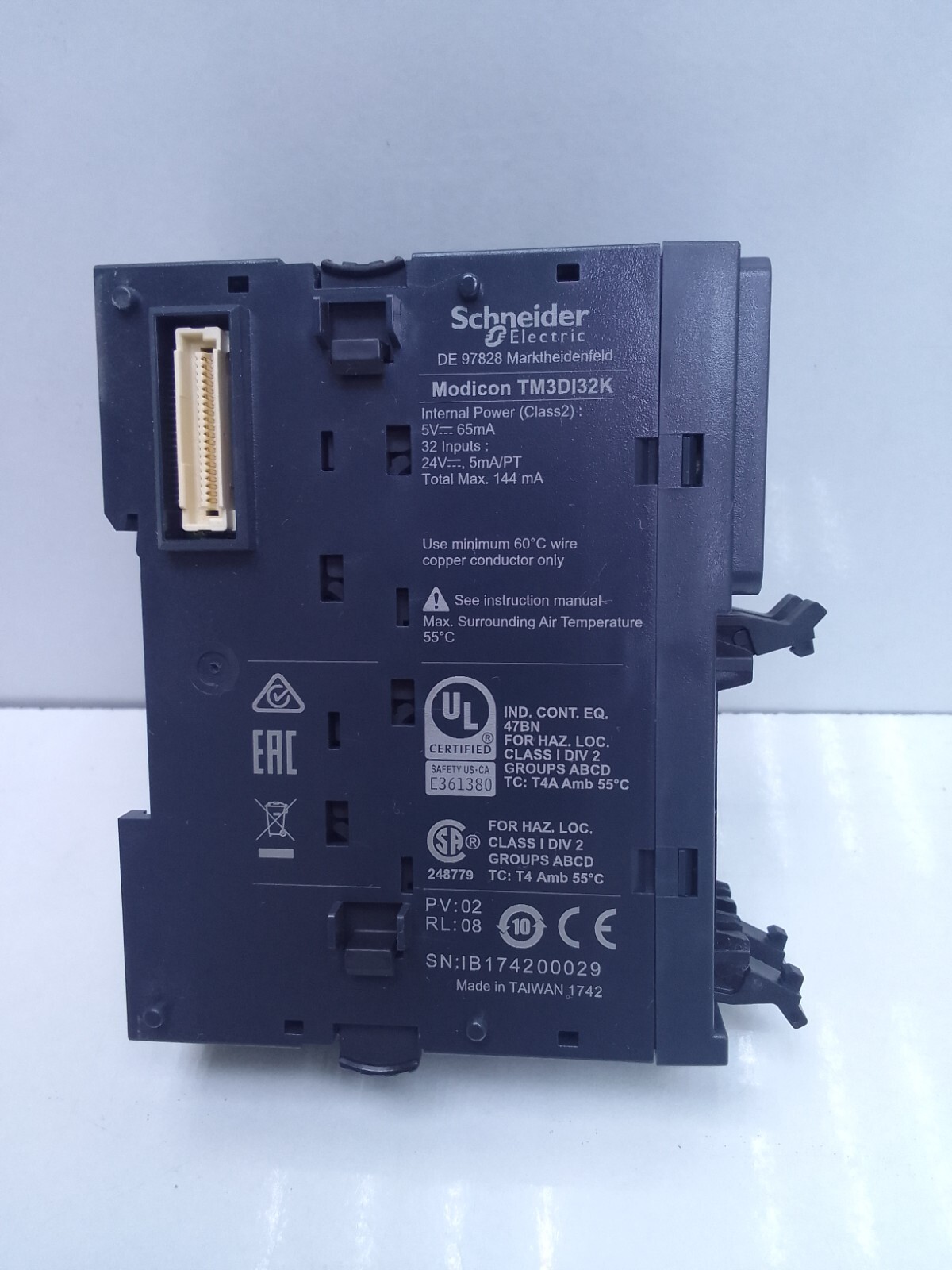SCHNEIDER ELECTRIC MODICON TM3DI32K