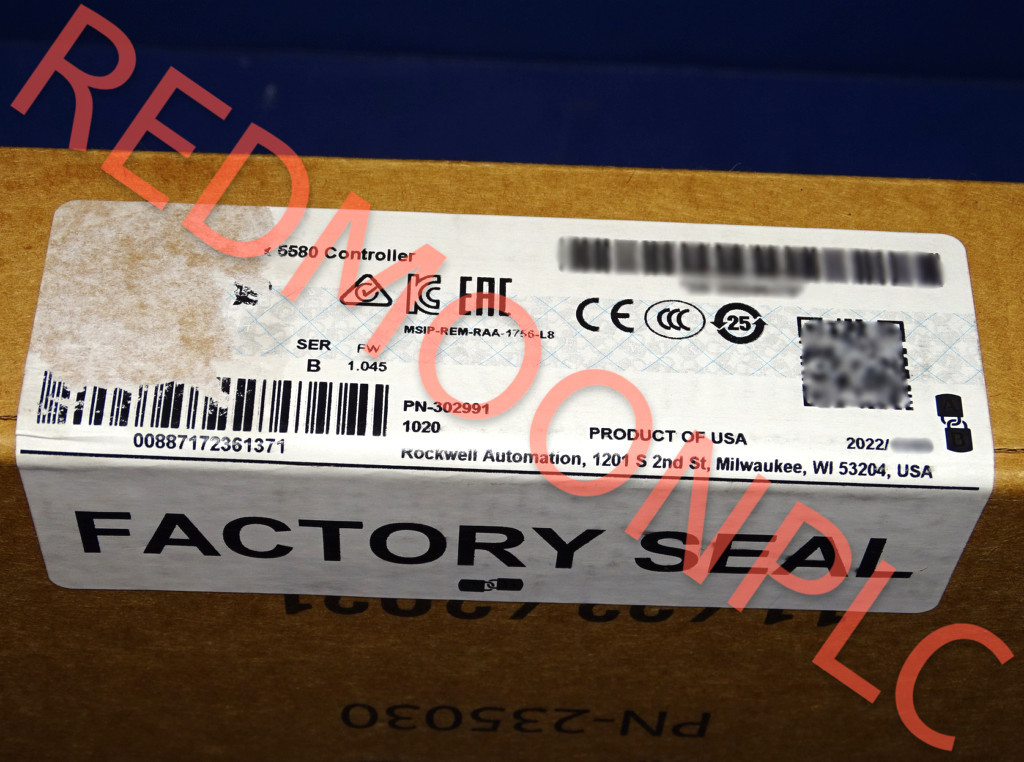 UNIT #3 2022 Surplus SEALED Allen Bradley 1756-L85E /B PARTIALLY TORN LABEL read