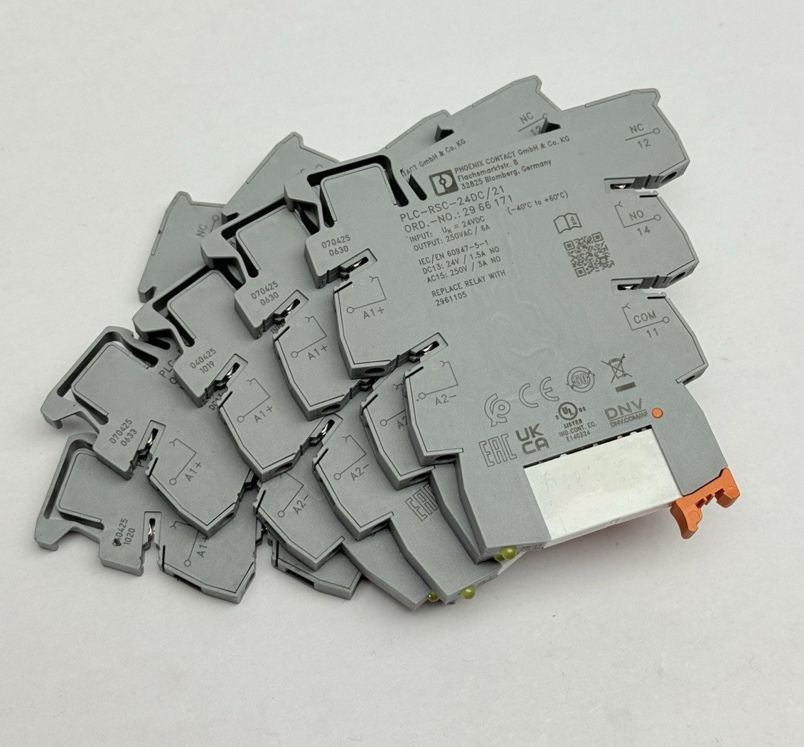 Lot Of 5, Phoenix Contact PLC-RSC-24DC/21, 24VDC Relay