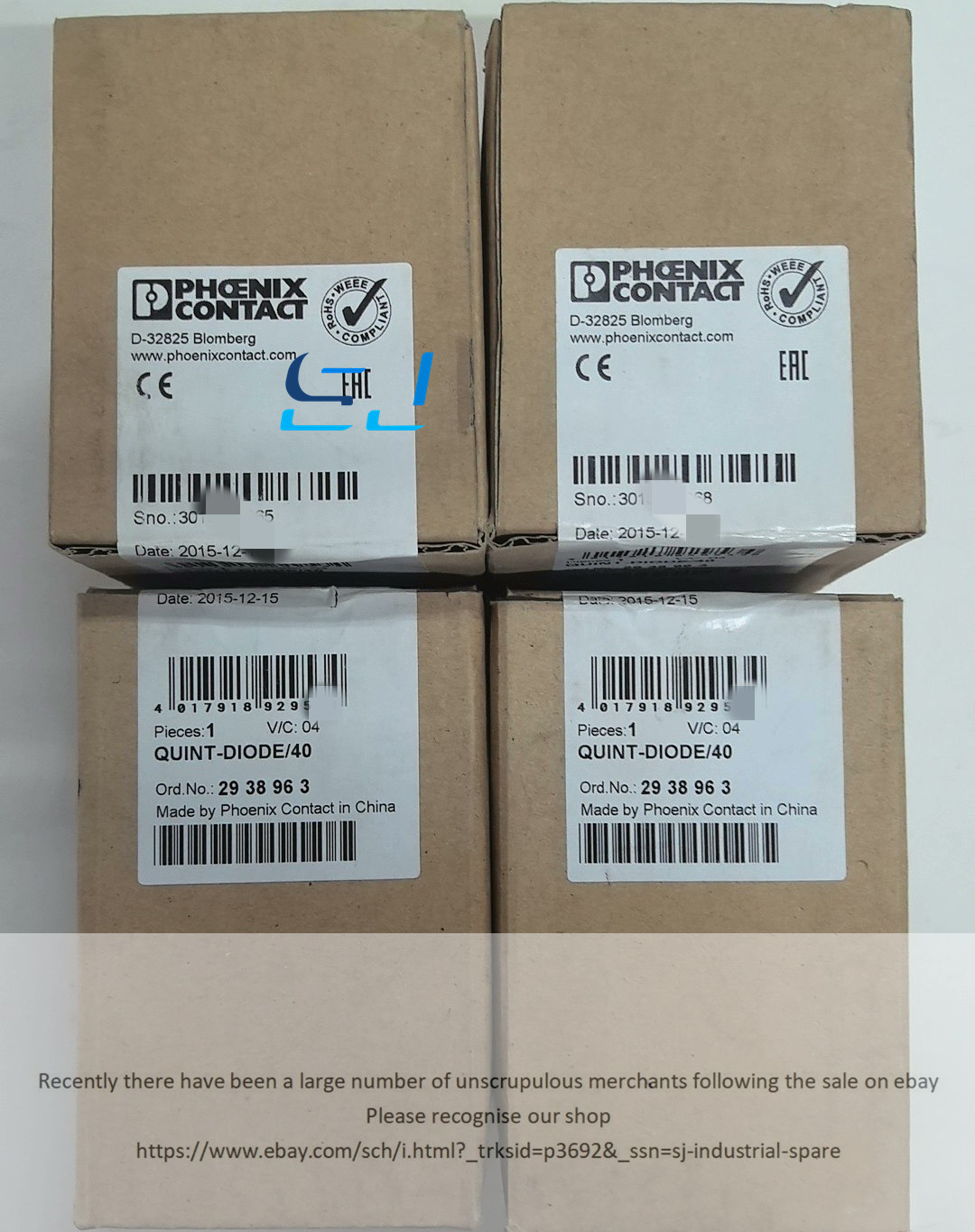 Brand new PHOENIX QUINT-DIODE/40 2938963 Power Redundancy Module 2938963