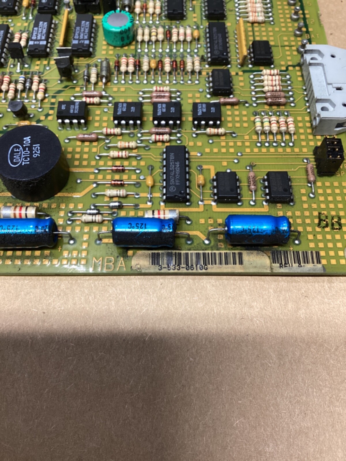 CINCINNATI MILACRON 3-533-0610G REV A MBA PC CIRCUIT BOARD #104Z68