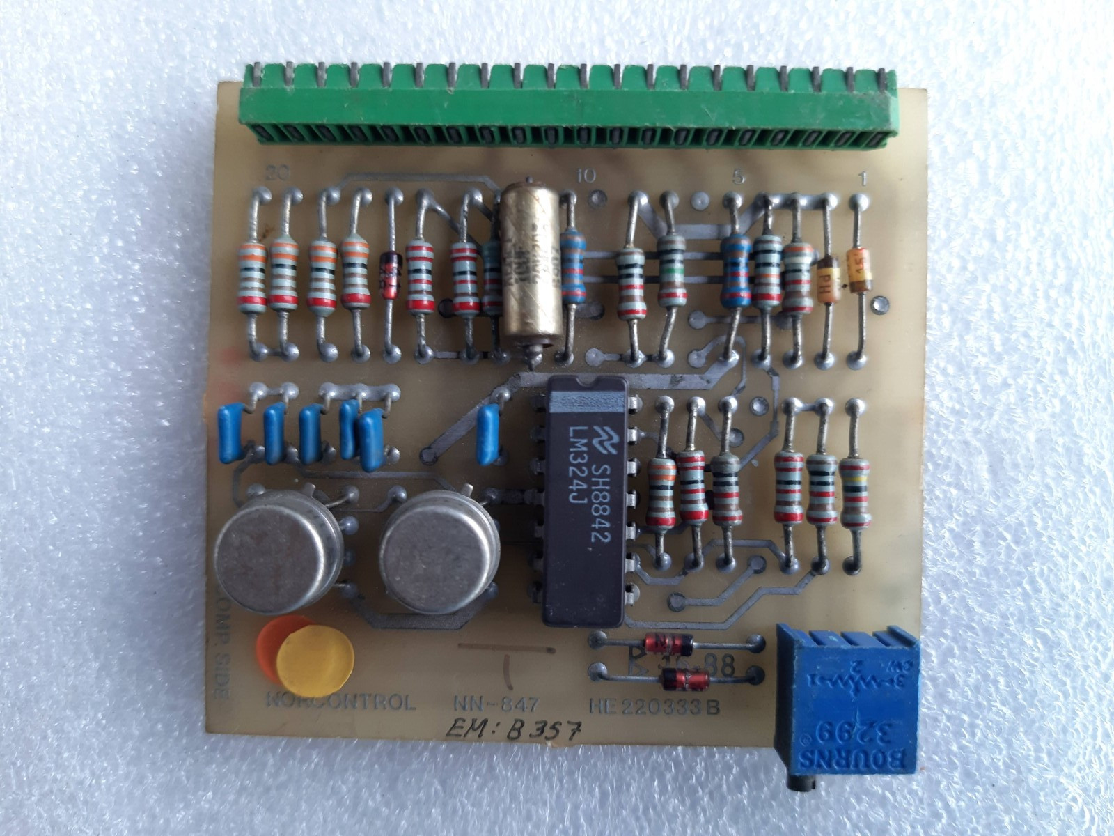 Nor Control NN-847 HE-220333 B Input output Adaptor AC-Voltage