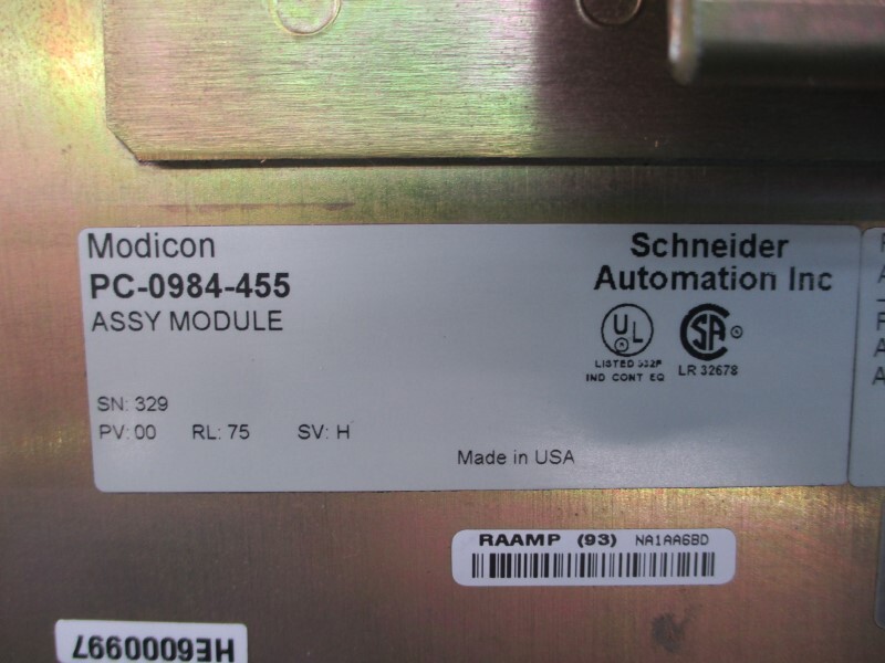 SCHNEIDER AUTOMATION PC-0984-455 UNMP