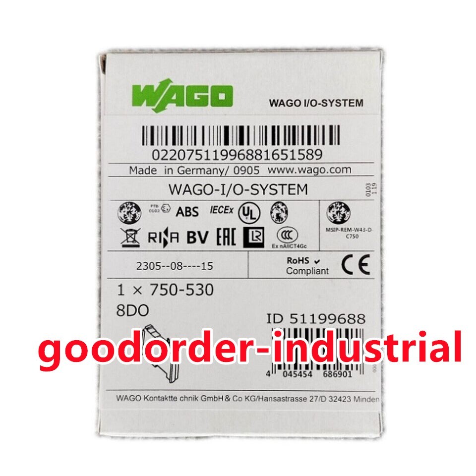 New Factory Sealed WAGO 750-530 PLC Module 750530 750-530