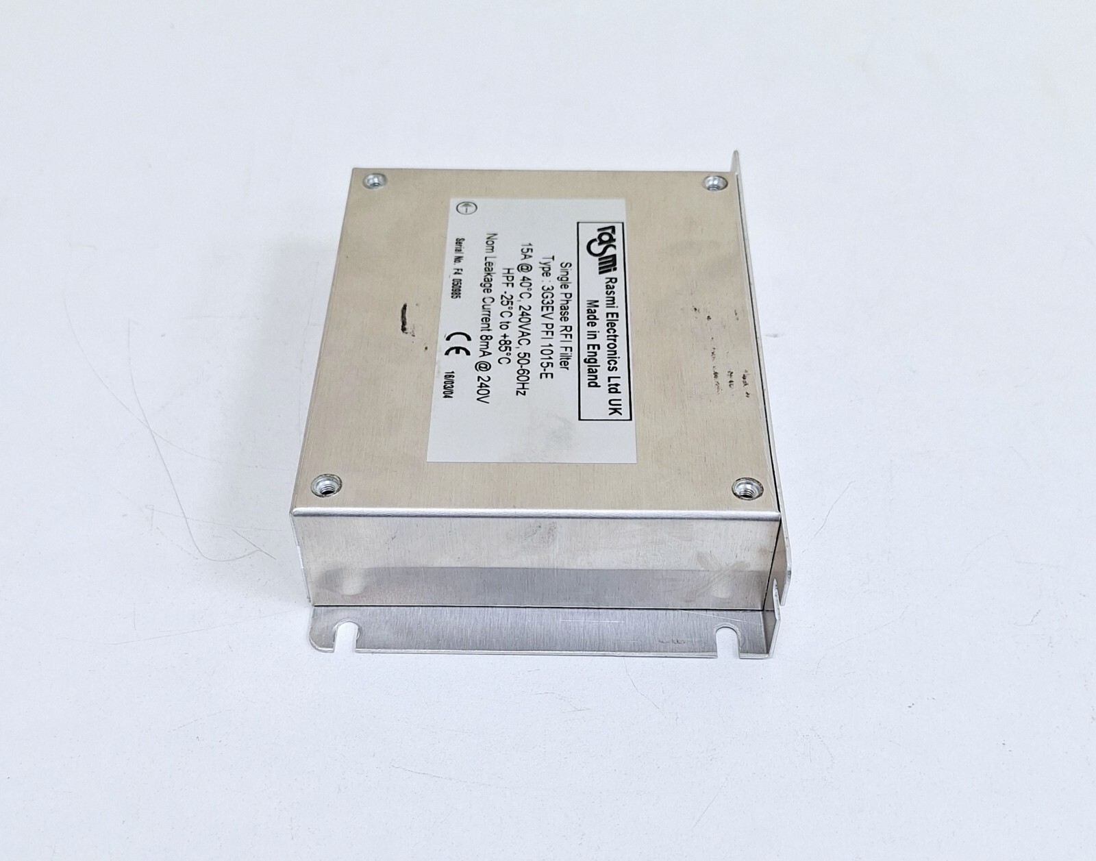 Rasmi Electronics 3G3EV PFI 1015-E Single Phase RFI Filter