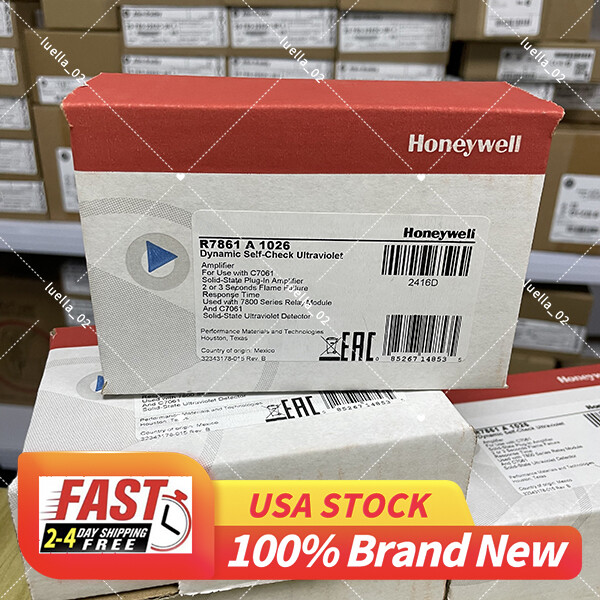 Free delivery New Genuine HONEYWELL R7861A1026 Ultraviolet Flame Amplifier