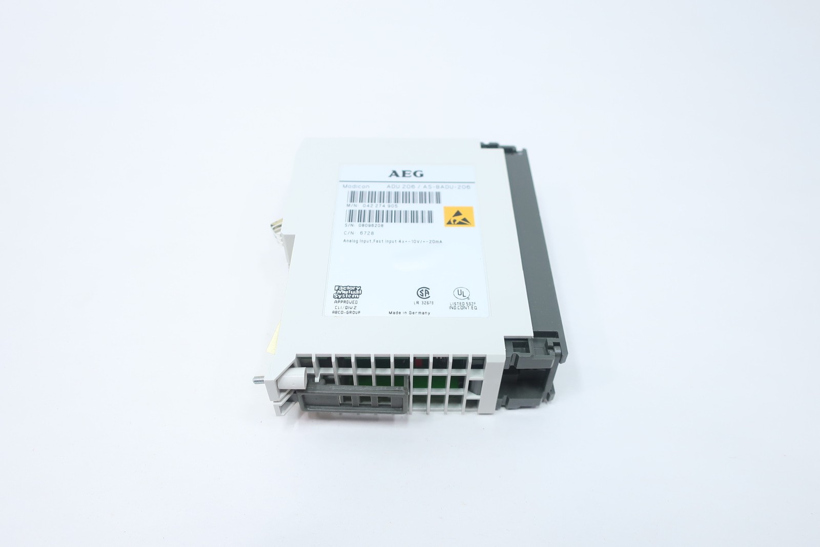 Modicon AS-BADU-206 Analog Input Module