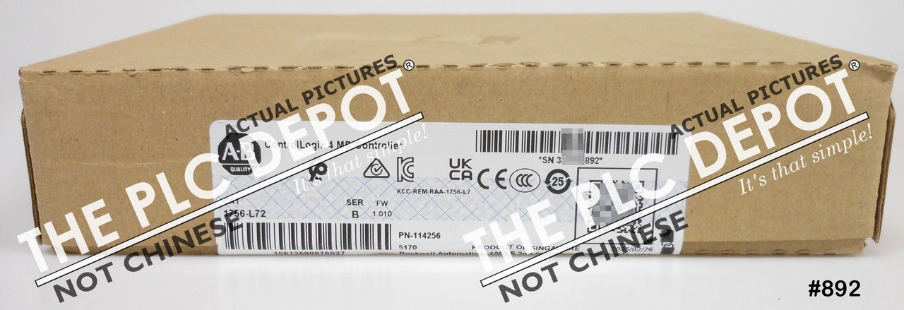 *2025* Sealed Allen Bradley 1756-L72 Series B *REAL US SELLER* NOT CHINA* #892