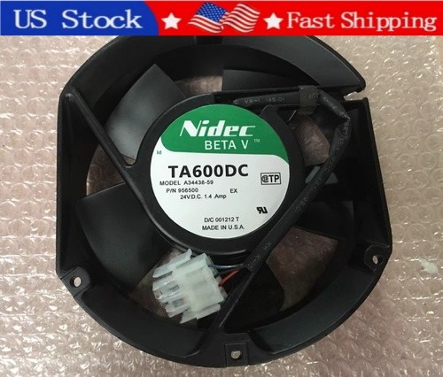 1PCS NEW Nidec A34438-59 3-pin Power Fan DC24V 1.4A 17251 17cm TA600DC