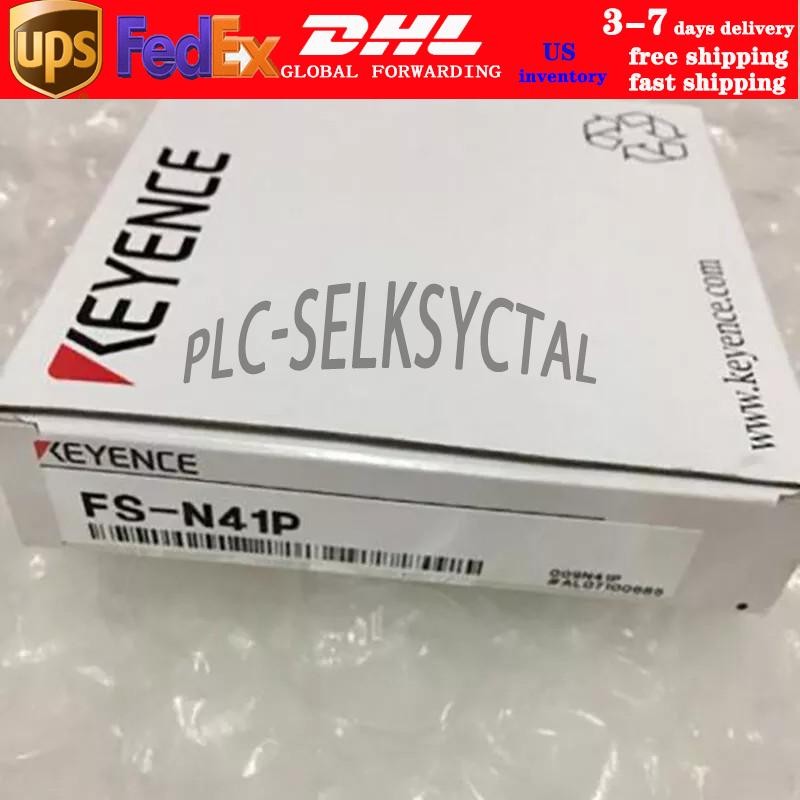 1pcs One Keyence FS-N41P Fiber Amplifier Sensor New In Box Fast Shipping