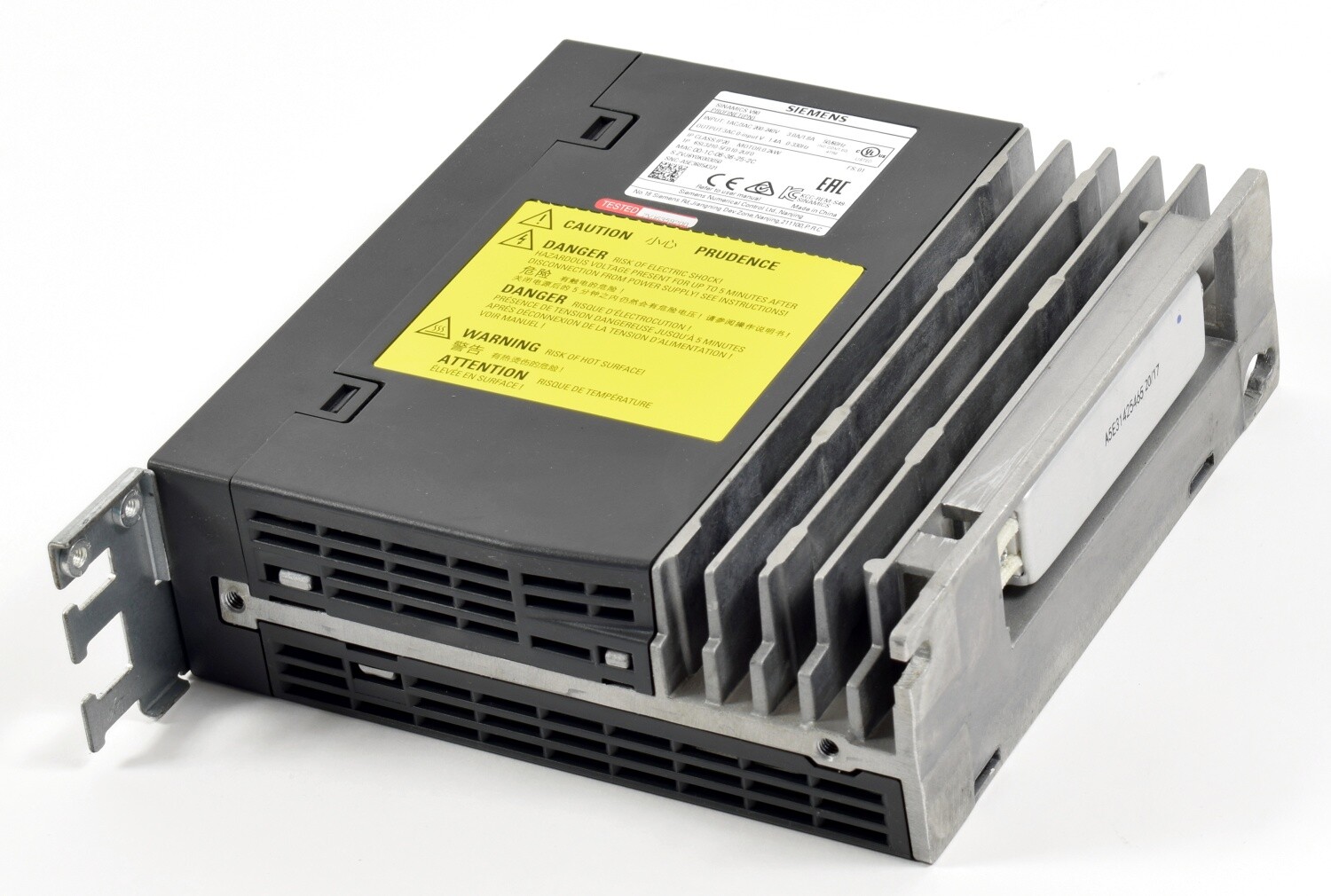 Siemens Sinamics Frequency Inverter,6SL3210-5FB10-2UF0,6SL3 210-5FB10-2UF0,FS:01