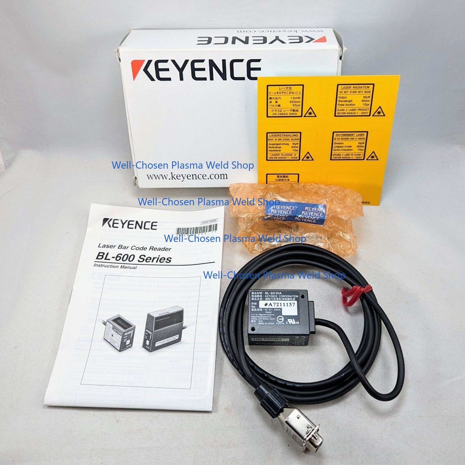 1PC New KEYENCE BL-601HA BL601HA Laser Barcode Scanner Expedited Shipping