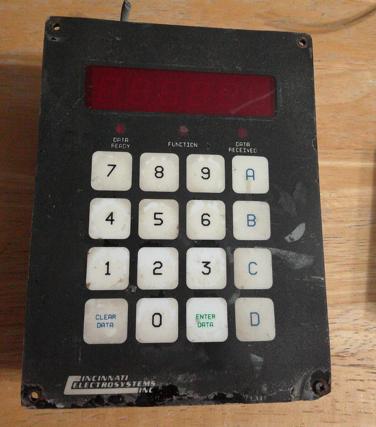 CINCINNATI ELECTROSYSTEMS 6216A-SI KEYPAD