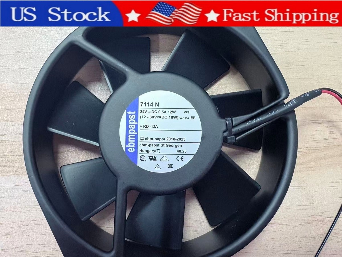 1PCS Brand New Ebmpapst 7114N Fan 24VDC 0.5A 12W US Sotck Fast delivery