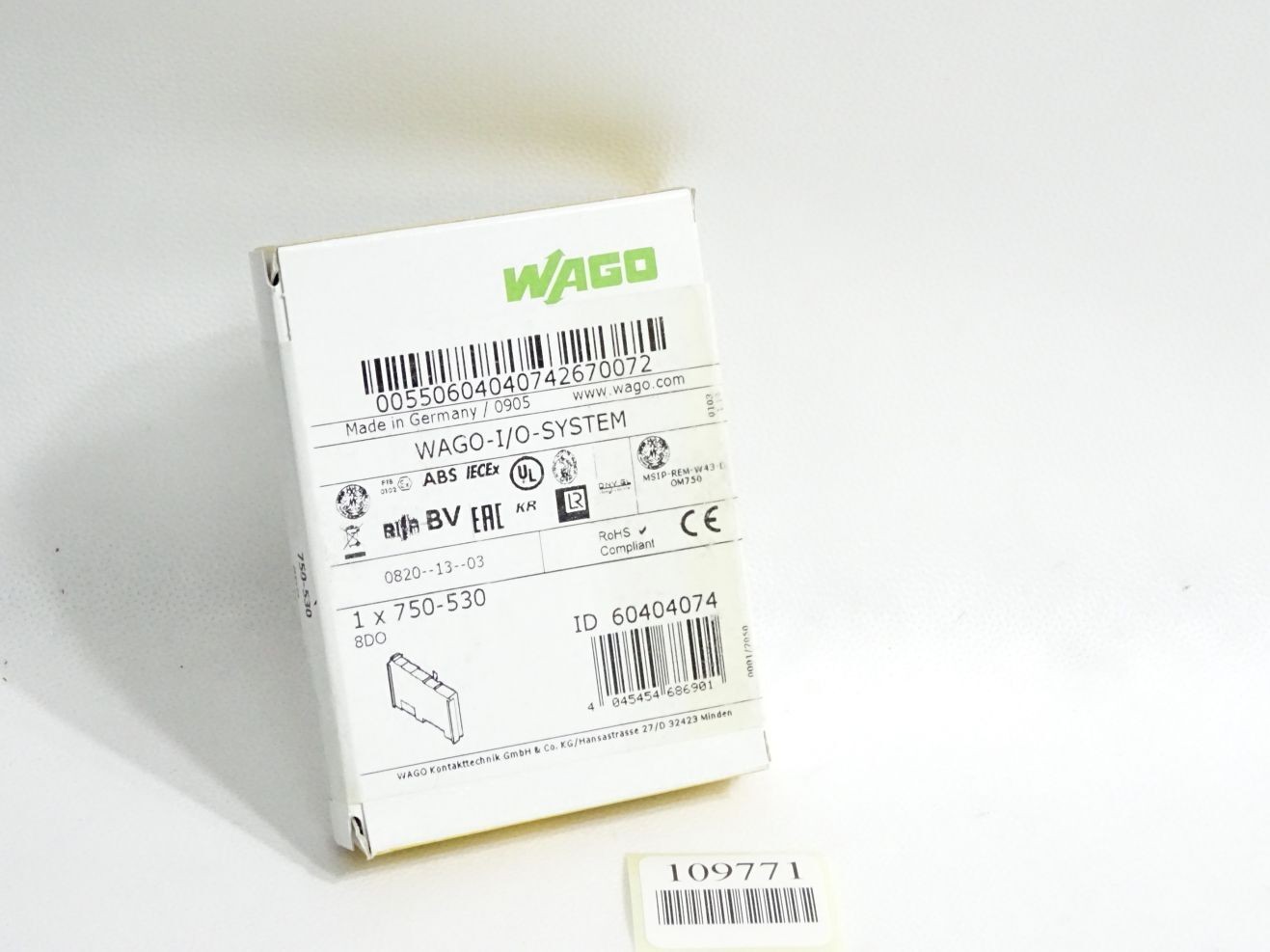 Wago 750-530 8 Channel Digital Output / New Original Packaging Sealed